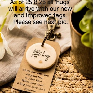 Little Hug Keyring: Pocket Hug Token - Daisydoor Crafts
