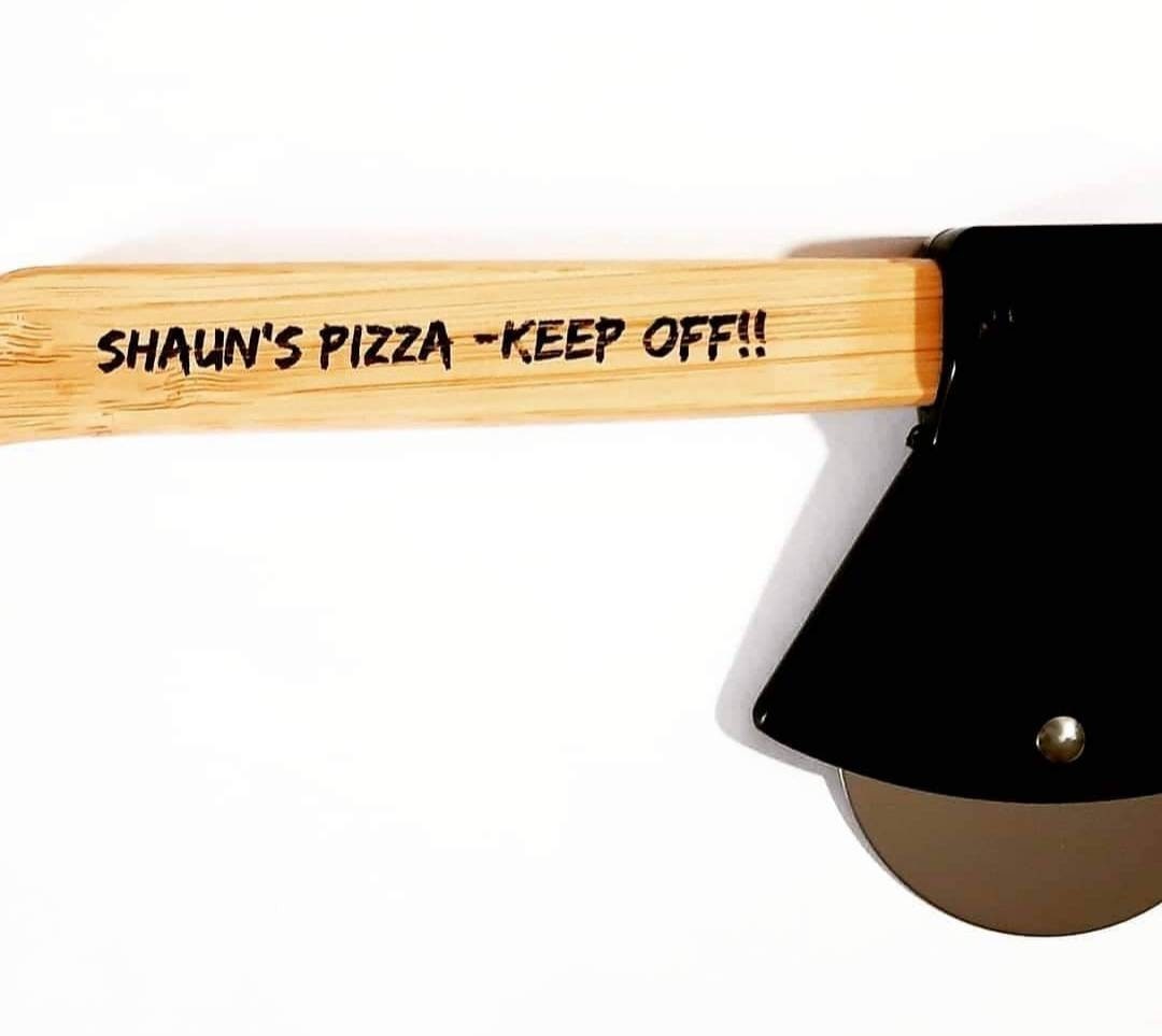 Personalised Axe Shape Pizza Cutter From Daisydoor Crafts.dad Etsy
