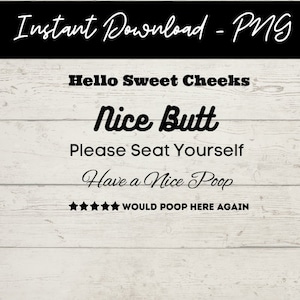 Archivo de corte de dichos de baño, Humor de baño, Arte de baño, Archivos de corte de cricut, PNG