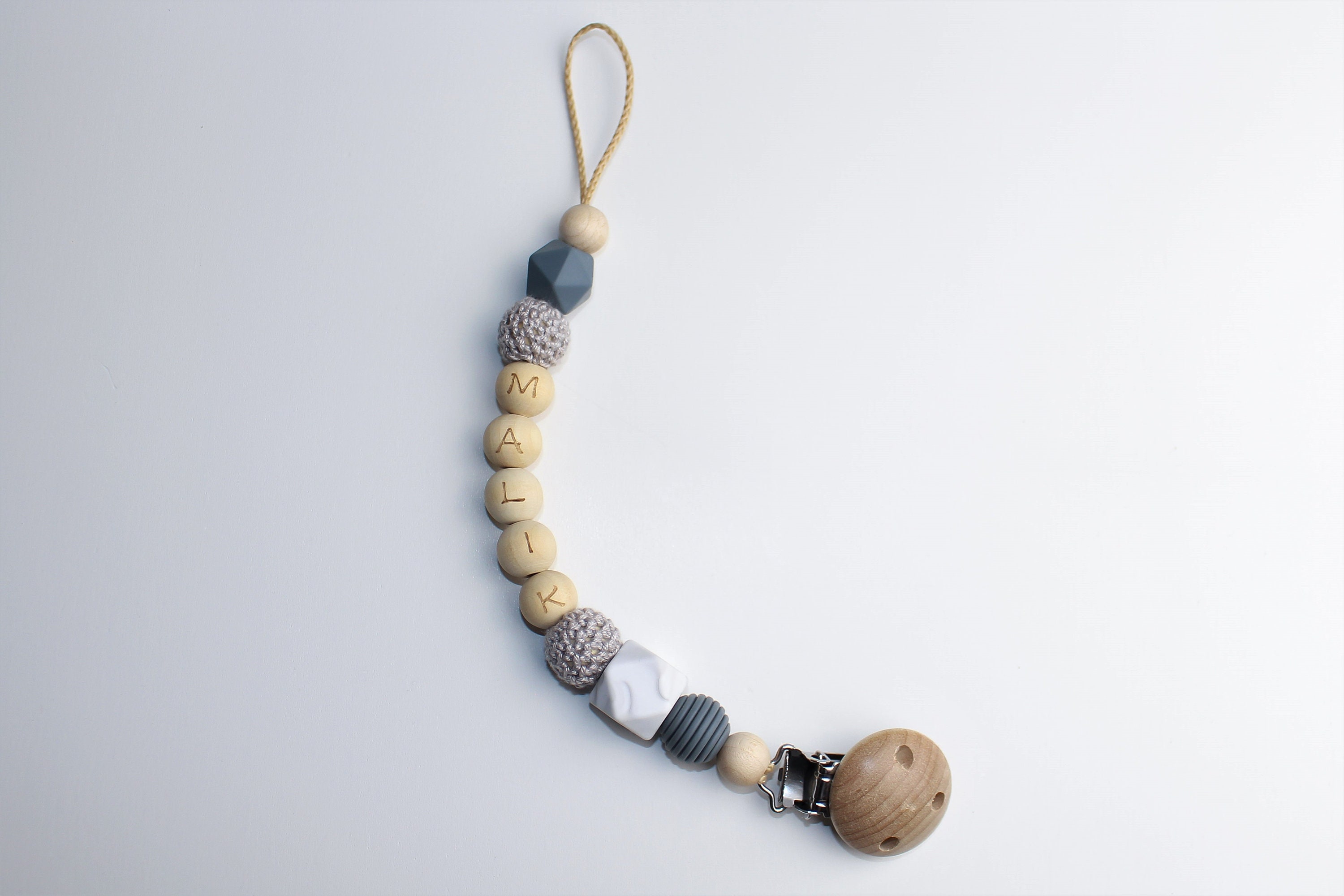 Pacifier necklace with name personalized pacifier necklace in Etsy