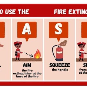 Afiche de seguridad contra incendios con diseño de tarjeta/insignia de identificación de carrera/pase imprimible GRATIS imagen 7