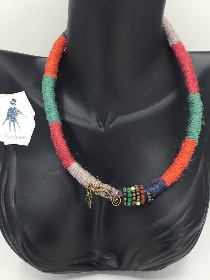 Bohemian Choker Necklace Gift for Women Collier femme Statement Necklace Multicolor Turquoise Choker Bridesmaid Gift for Her