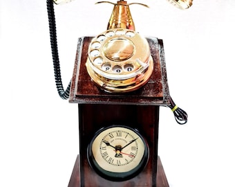 Vintage Phone Clock Etsy