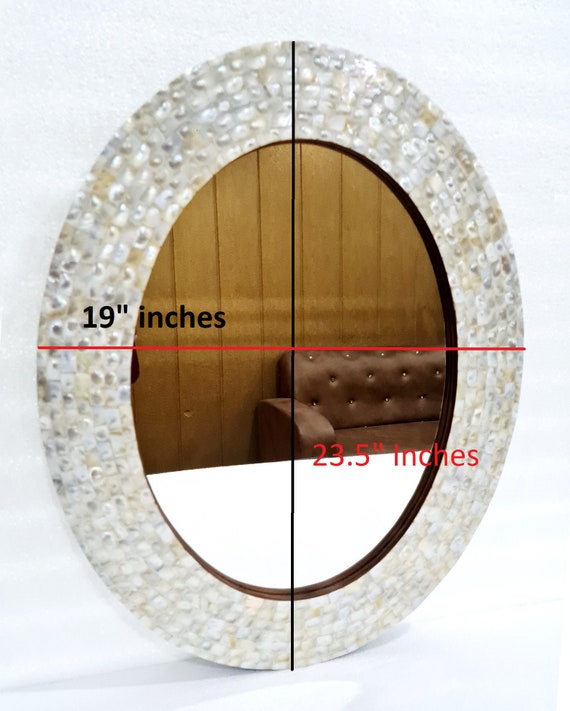 Wall Mirror Bedroom Mother Of Pearl Inlay Oval Frame Australia Pearl Inlay Oval Frame, Mother Of Pearl Mirrors Australia