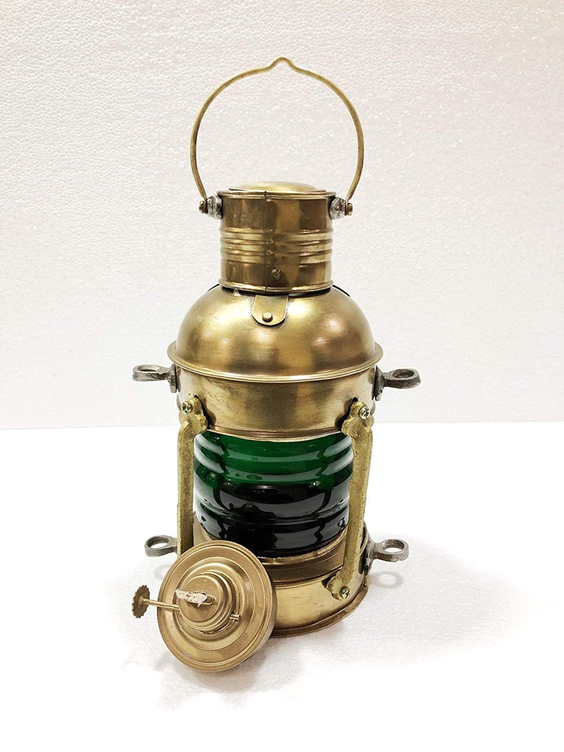 Marine Nautical Bronze Lantern Lights Vintage Oil lamp Item Marine Nautical Bronze Lantern Lights Vintage Oil lamp Item