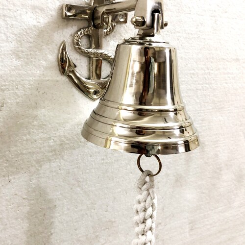 Solid Brass 7 Copper Antique Ship Bell Ring Home Kitchen Etsy