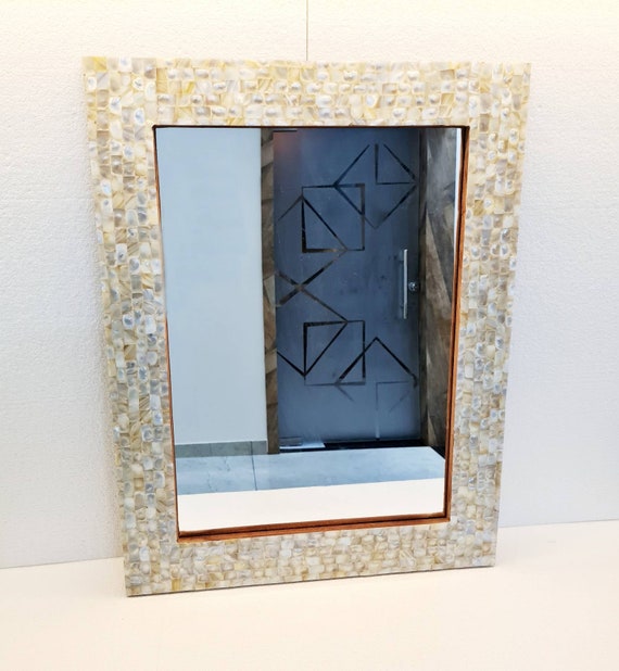 Pearl Inlay Rectangle Frame, Mother Of Pearl Mirrors Australia