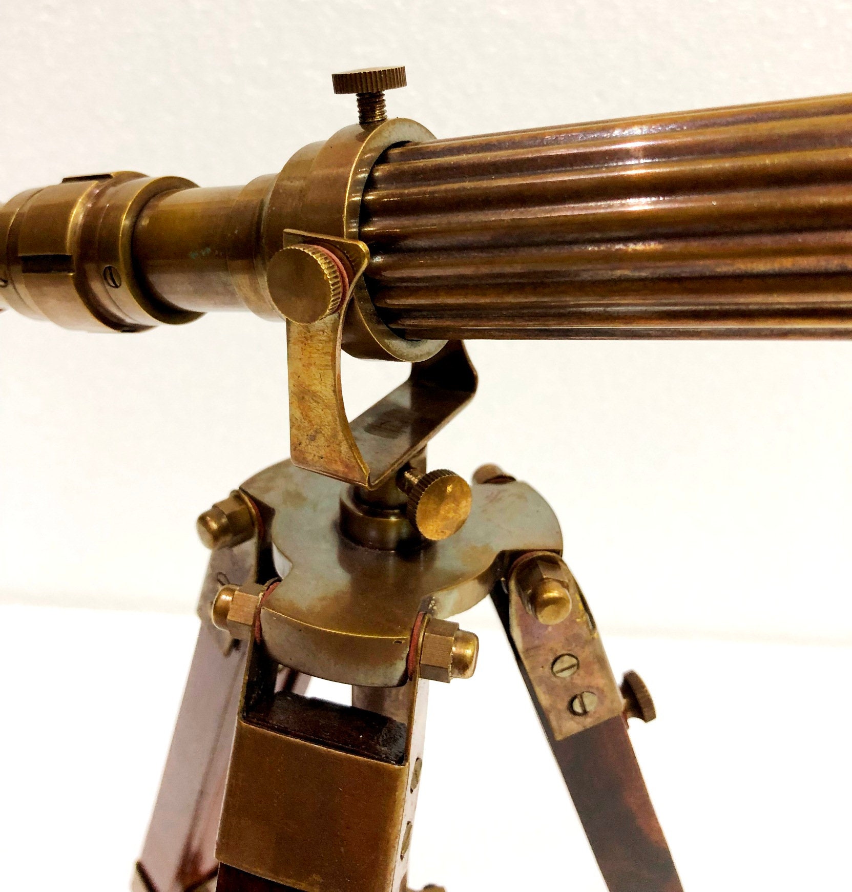 Details about   Valentine Marine Victorian Old Antique Desk Telescope Maritime Nautical Brass 