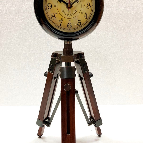 Battery Vintage Desk Clock Etsy