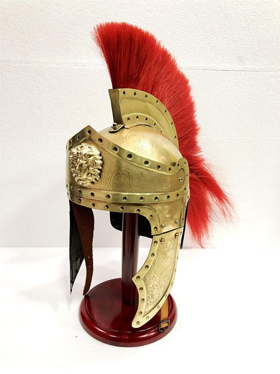 with device THORINSTRUMENTS Roman Centurion Trooper Armour Helmet Roman Medieval Replica