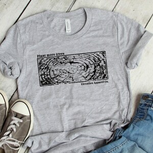 Plant More Trees Shirt // Save Our Forests T-shirt // Tree Tee // Tree Lover Gift // Tree Rings Shirt // Nature Lover