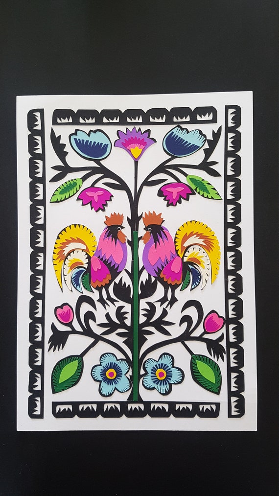 Item 4 Decorative Polish Paper Cutting Art Etsy