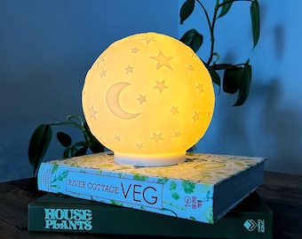 Pottery Barn Moon and Stars Globe LED Nightlight
