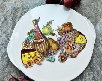 Cheese Shoppe by Shafford Vintage Party Platter/Plate