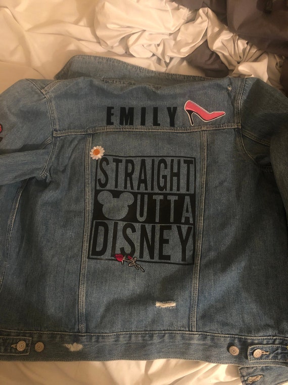 etsy custom denim jacket