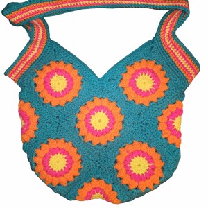 Eye Candy Granny Square Bag