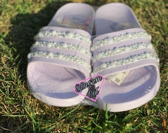 personalised sliders adidas