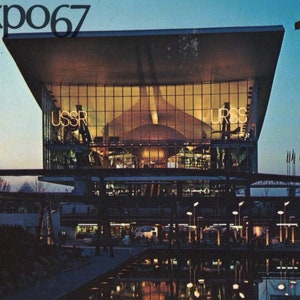 Soviet Union Pavilion expo67 USSR Post Card