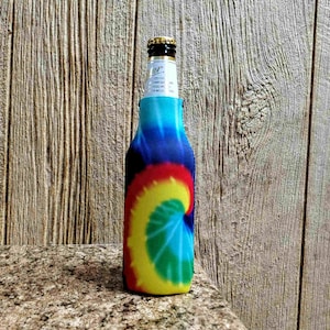 Tie Dye Beer Bottle Coolie