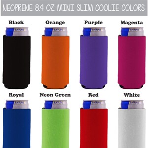 8 oz slim can koozie 2025