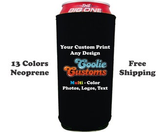 custom tall boy koozie