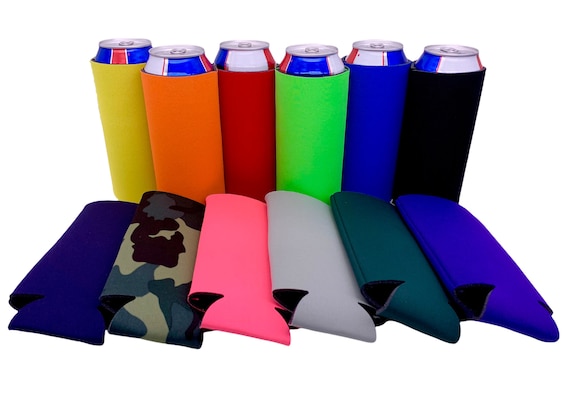 Blank Foam 24 Oz. Can Coolie. Choice of Colors, Quantity Discounts