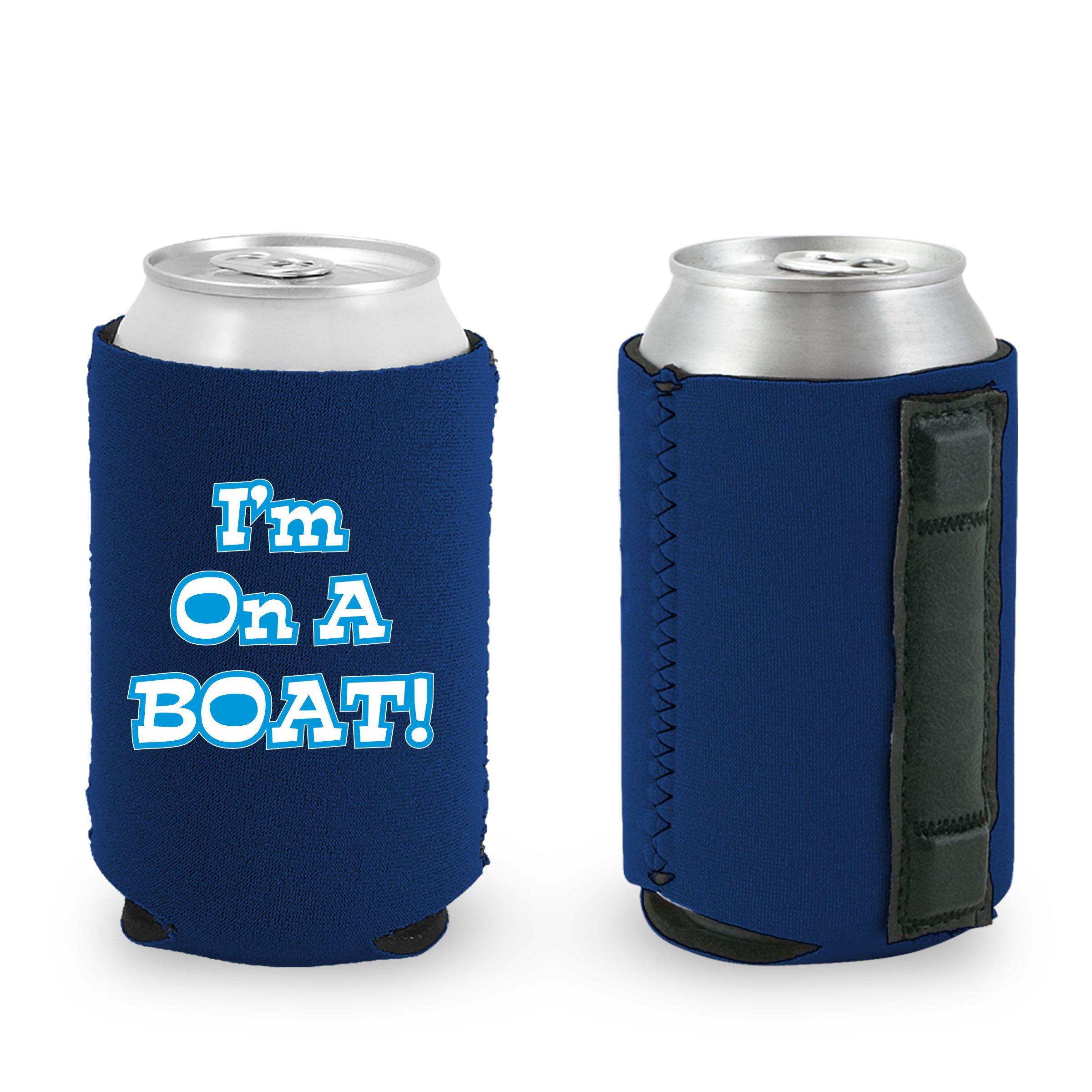 I'm on A Boat Magnetic Neoprene Collapsible Can Coolie - Etsy
