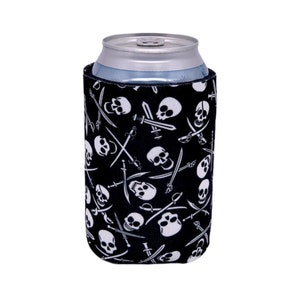 Pirate Jolly Roger Pattern Can Coolie