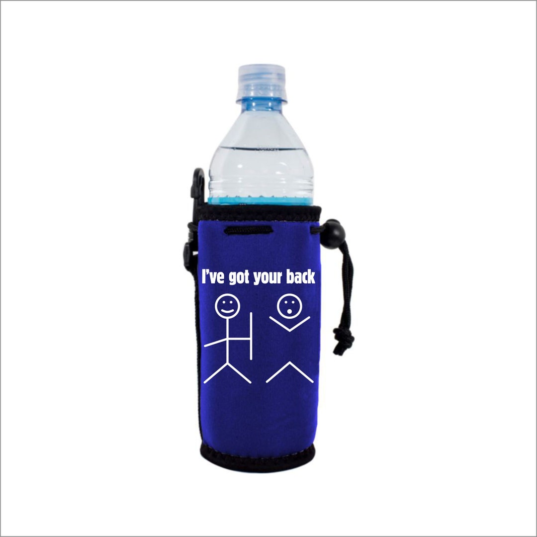 Blank Neoprene Water Bottle Coolie With Drawstring and Clip. Choice of  Colors, Quantity Discounts, Buy More and Save. FREE Shipping. 