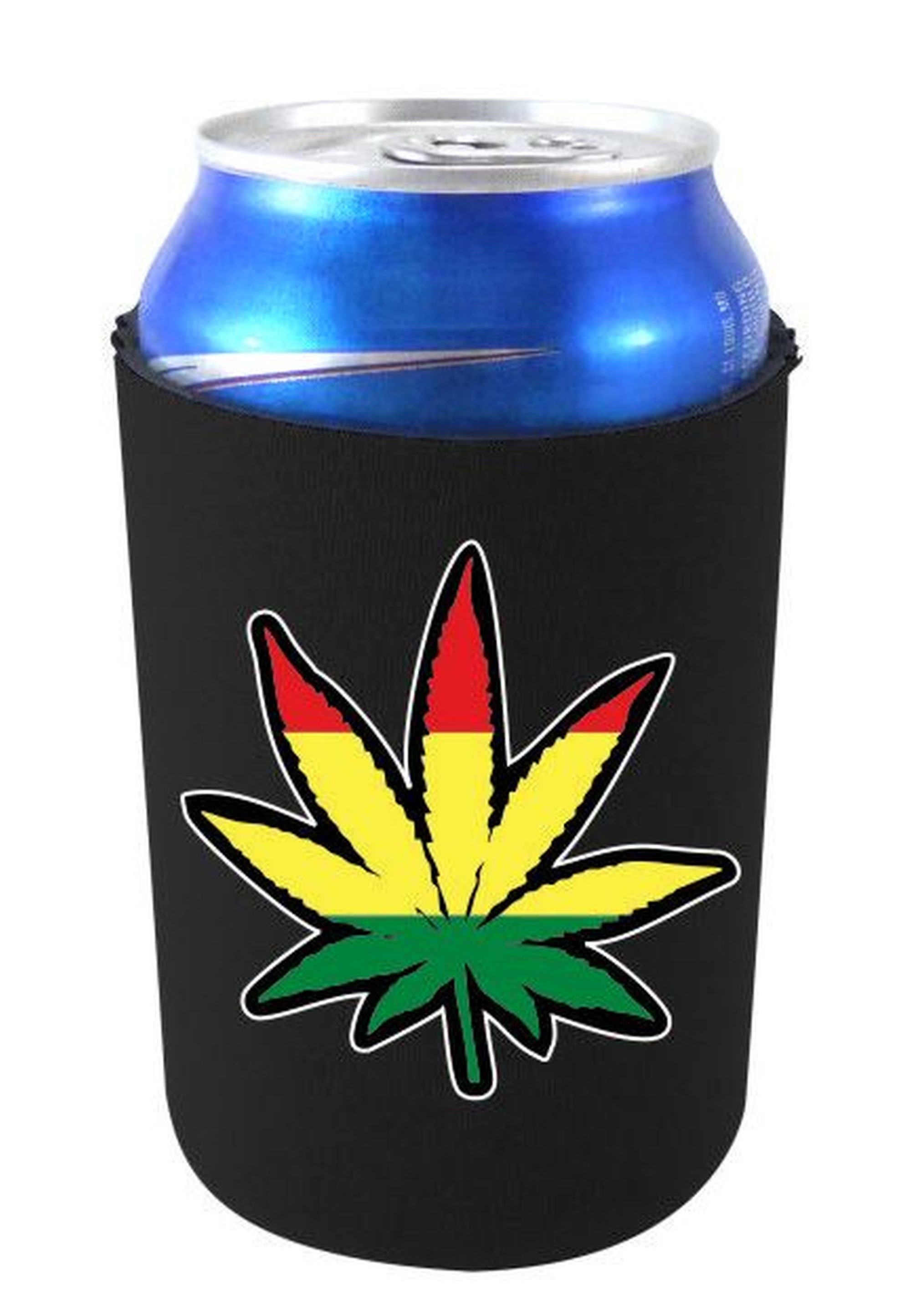 Rasta Leaf 12 Oz Neoprene Can Coolie - Etsy
