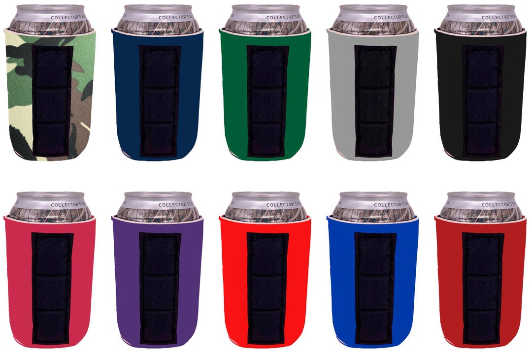 Blank Magnetic Neoprene Collapsible Can Choice of Colors