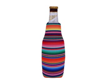 Serape Pattern Beer Bottle Coolie