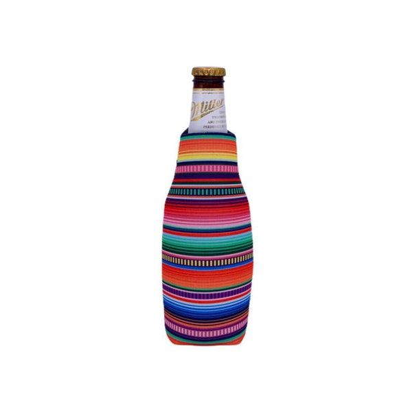 Serape Pattern Beer Bottle Coolie