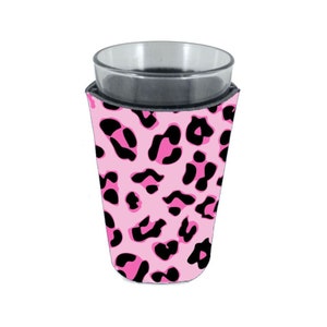 Leopard Pattern Pint Glass Coolie