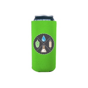 Beer Ingredients 16 oz. Neoprene Can Coolie