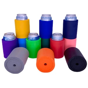 Blank Thick Foam Old School Can Coolie. Choice of Colors, Quantity Discounts, Buy More and Save. FREE Shipping.