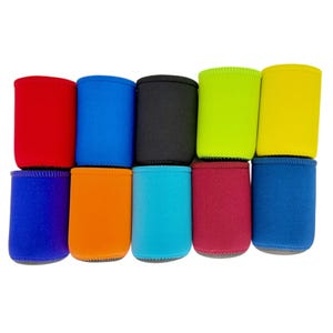 Blank Premium Full Bottom Neoprene Can Coolie. Choice of Colors, Quantity Discounts, Buy More and Save. FREE Shipping.