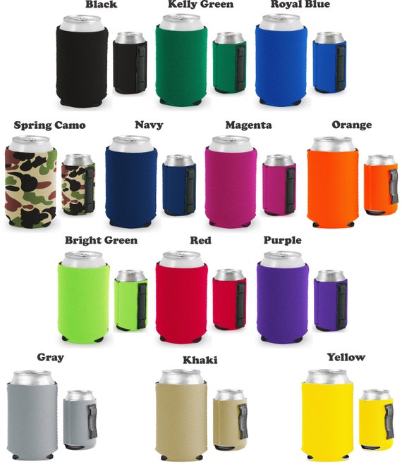 blank magnetic koozies