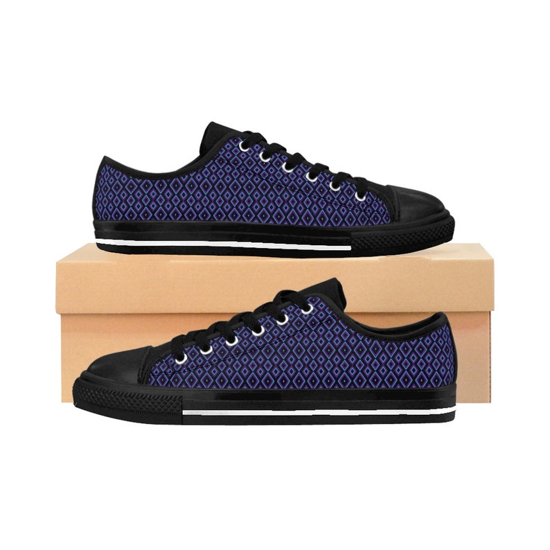Diamond Print Women/'s Sneakers