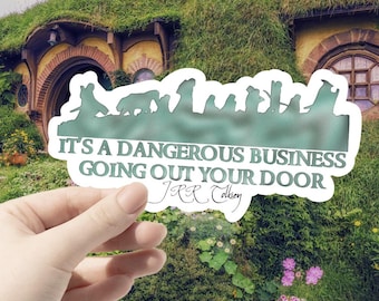 Going Out Your Door Sticker