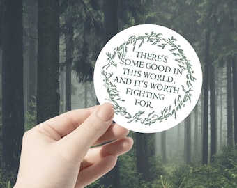 Fighting For with Greenery Sticker