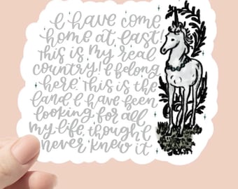 Home at Last Narnia Book Sticker (7/8)