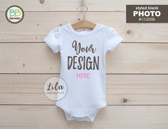 Mockup Photo Of White Blank Girls Short Puff Sleeve Mockup Photo Of White Blank Girls Short Puff Sleeve