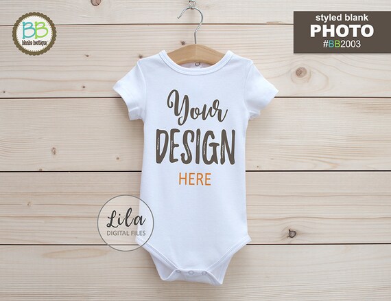 Mockup Photo Of White Blank Unisex Short Sleeve Infant Mockup Photo Of White Blank Unisex Short Sleeve Infant