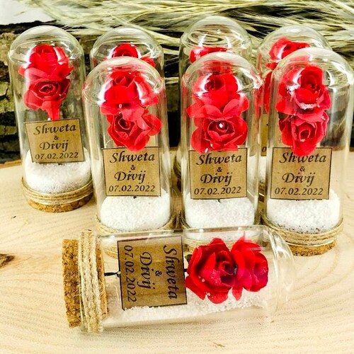 Beauty and the Beast Mini Glass Wedding Favors for Guests - Etsy