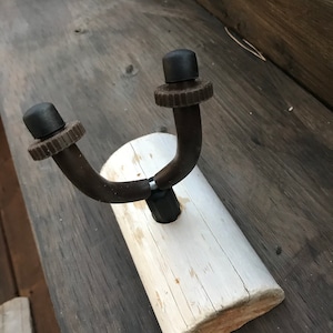 Driftwood guitar wall hanger