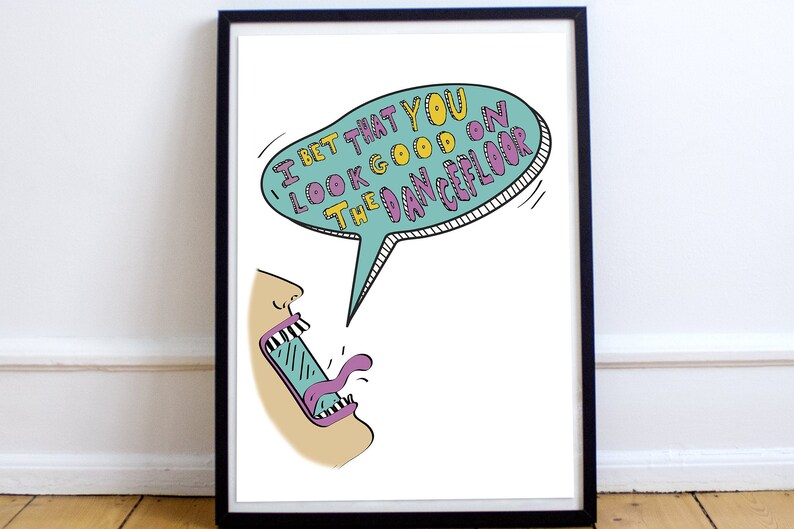 Arctic Monkeys Poster Arctic Monkeys Print Arctic Monkeys Rock Poster Lyrics Music Poster
