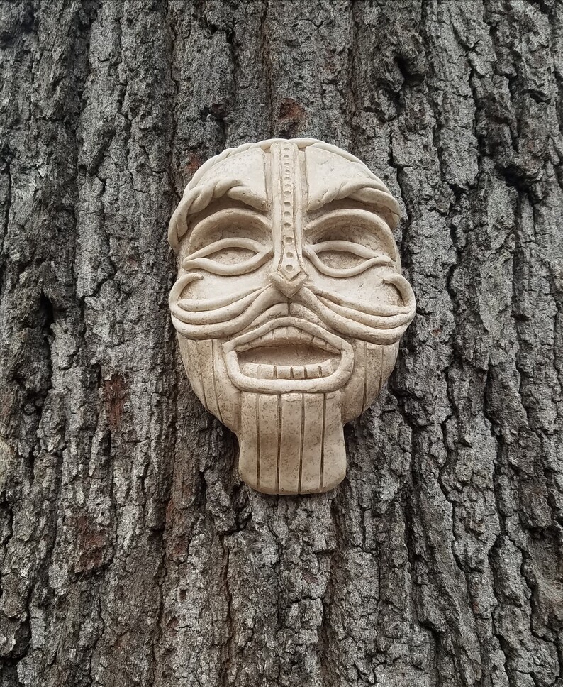 Norse Viking Mask Wall Hanging to Ward off Evil Spirits and Etsy