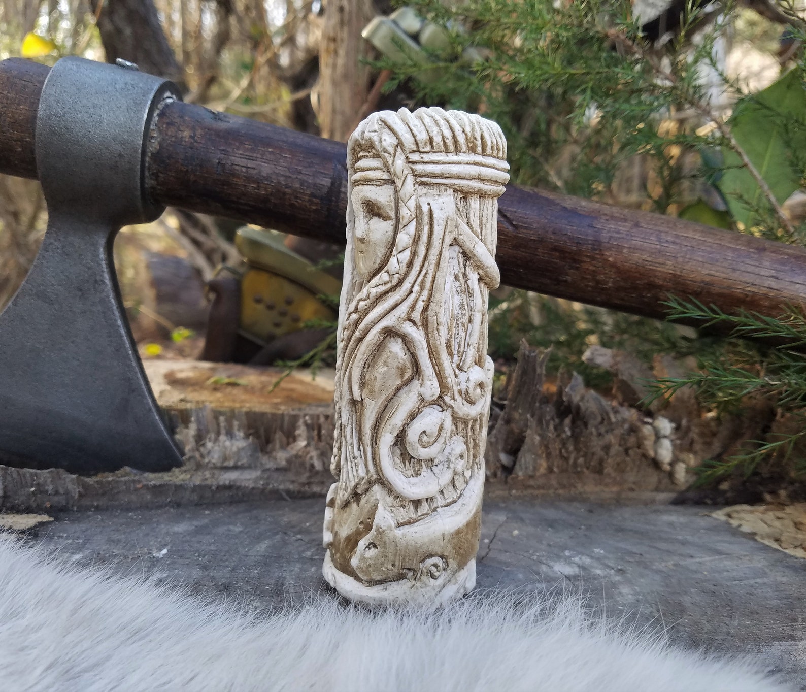 Freya Totem Altar Freyja Statue Asatru Figurines Etsy