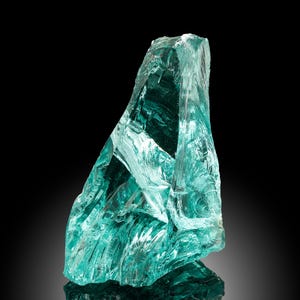Rare Blue Andara Glass - Magical Healing Crystal, Esoteric Energy Stone for Meditation & Spiritual Growth